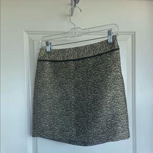 Flashy Black and Gold Mini Skirt